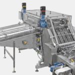 tray loader for industrial food equipment