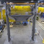 tall trough hoist for industrial bakeries
